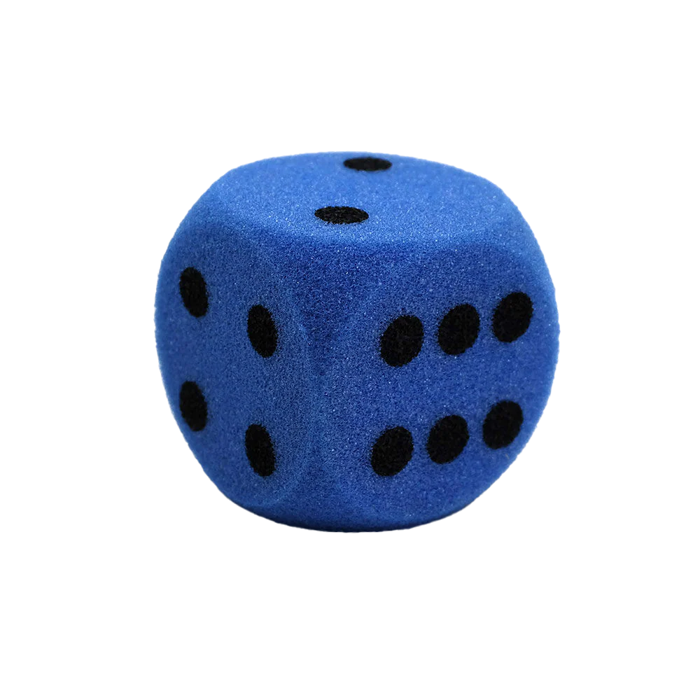 Skumterning med sorte prikker (16 cm) - Image 3