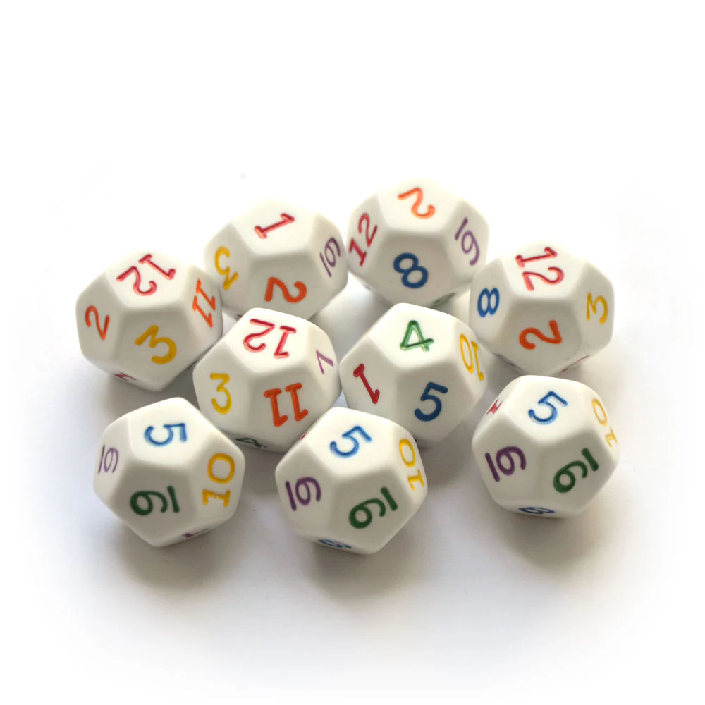 12-sidet rainbow terning