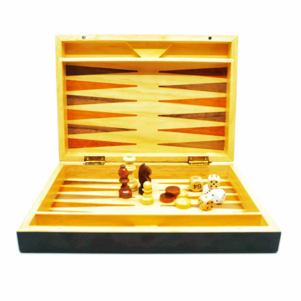 28 cm skak/backgammon-sæt