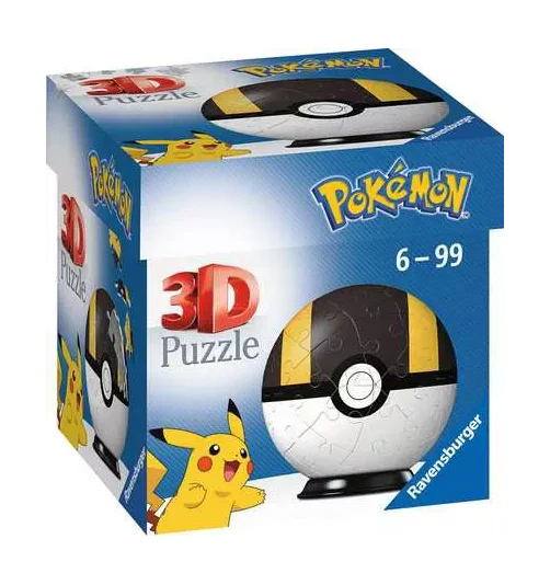 Puslespil 3D POKEBALL Ultra Ball - 55 brikker
