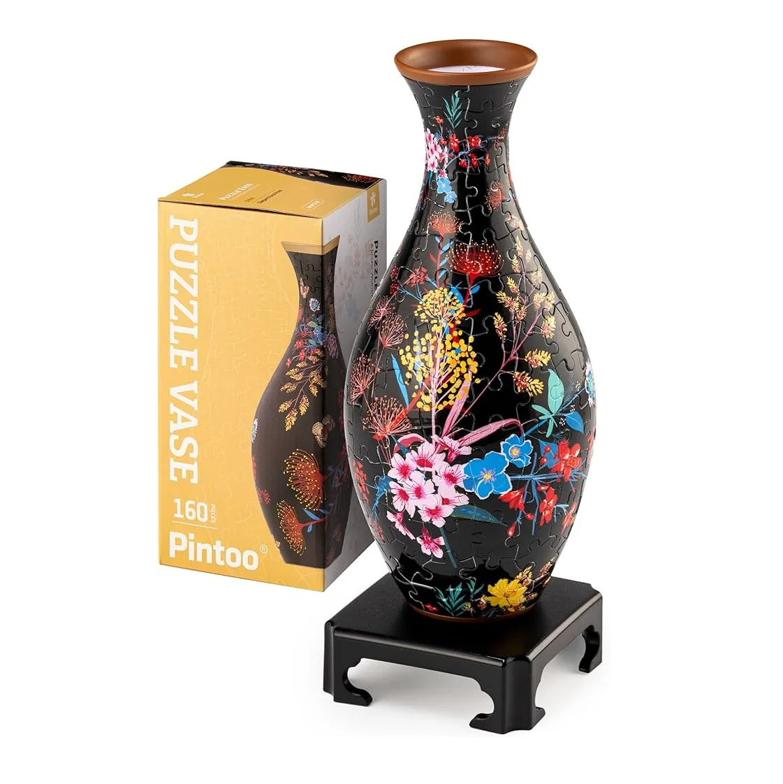 3D Vase Elegant Floral Print - 160 brikker