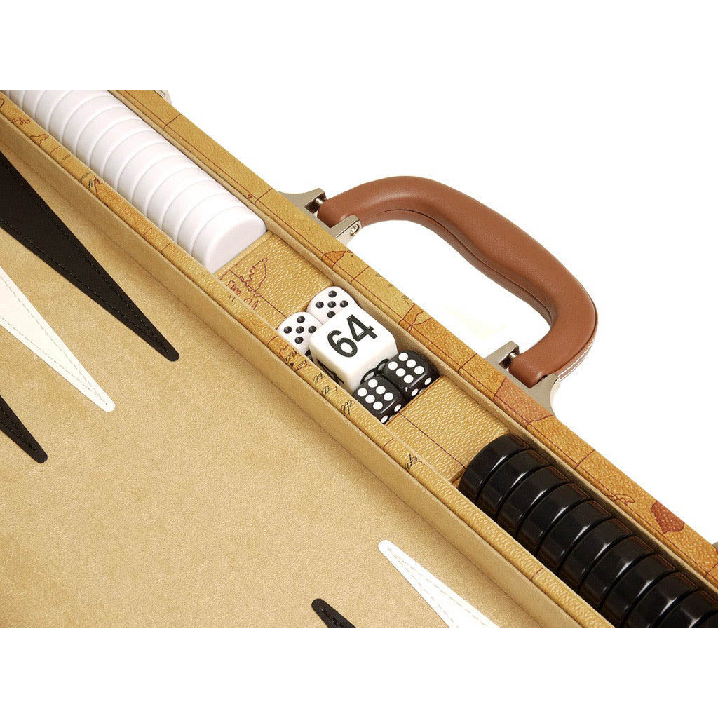 46 cm Atlas/brun backgammon - Image 3