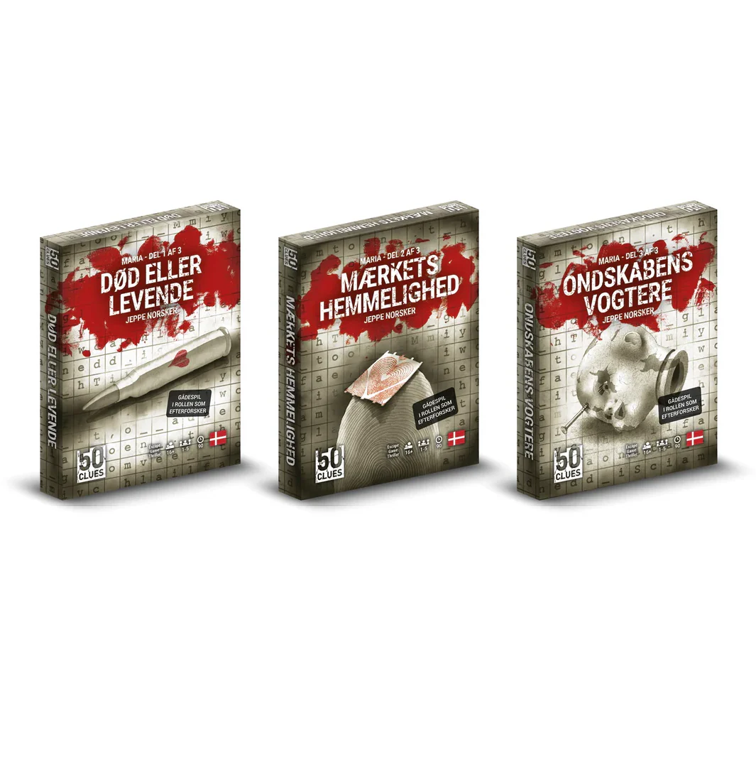 50 Clues Maria Trilogi (Dansk)