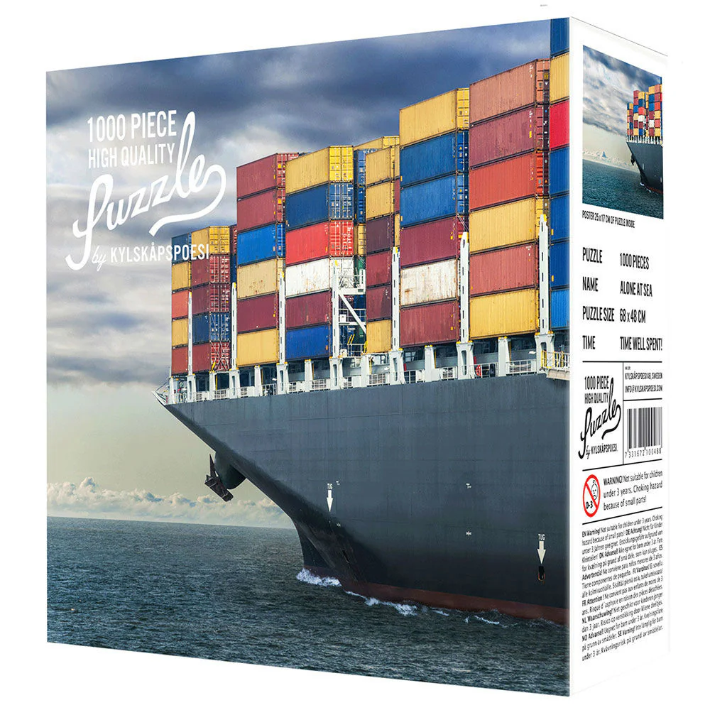 Alene til søs - 1000 brikker