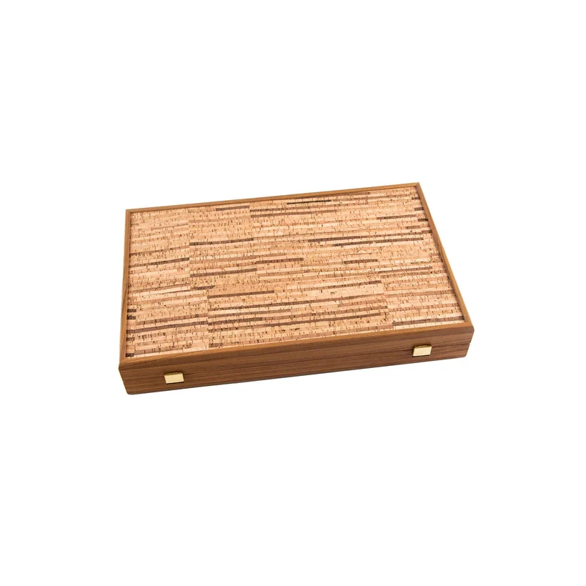 Backgammon Træ Kork Sort Manopoulos 30x17 cm - Image 3