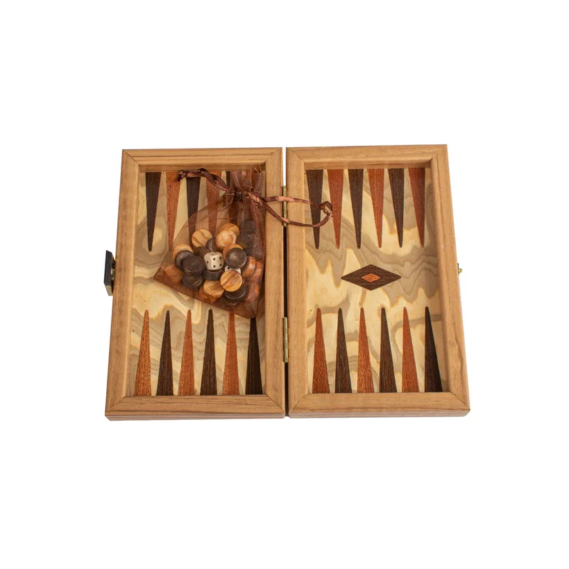 Rejsebackgammon Oliventræ - Image 2