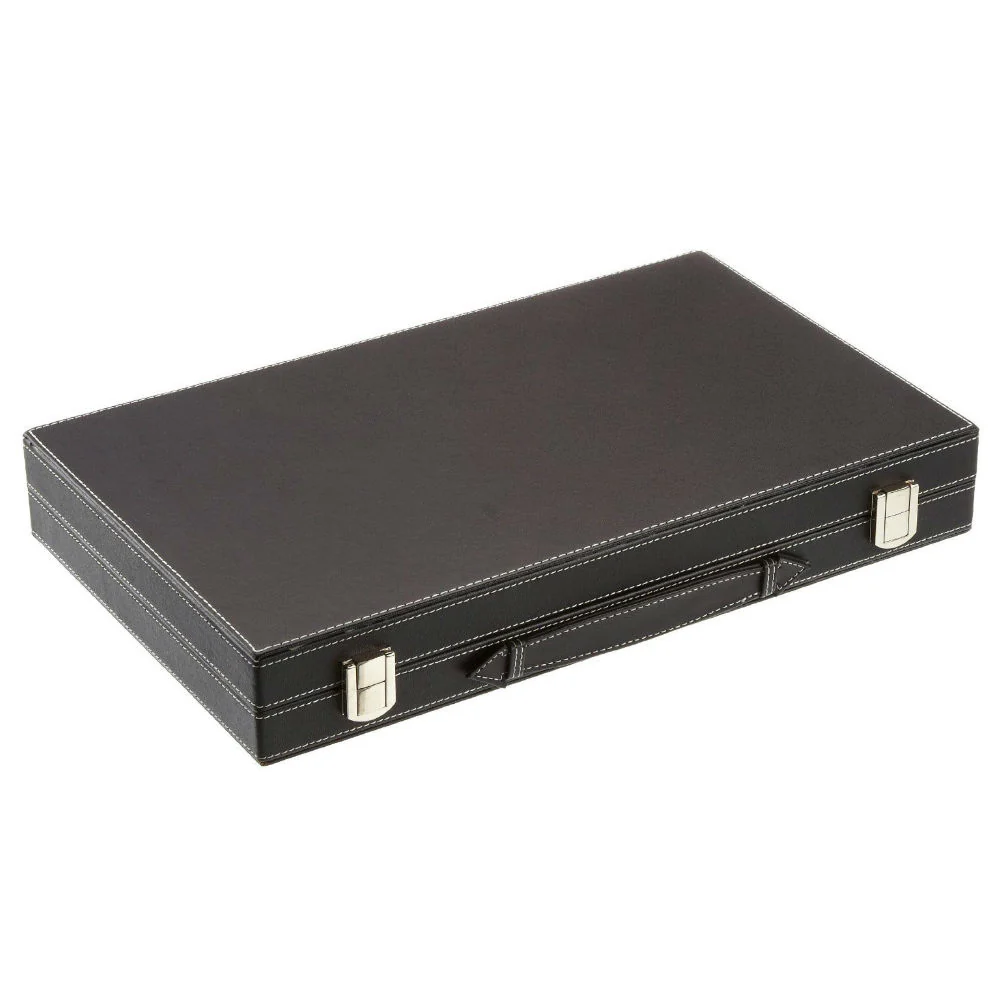 38 cm rød backgammon - Image 4