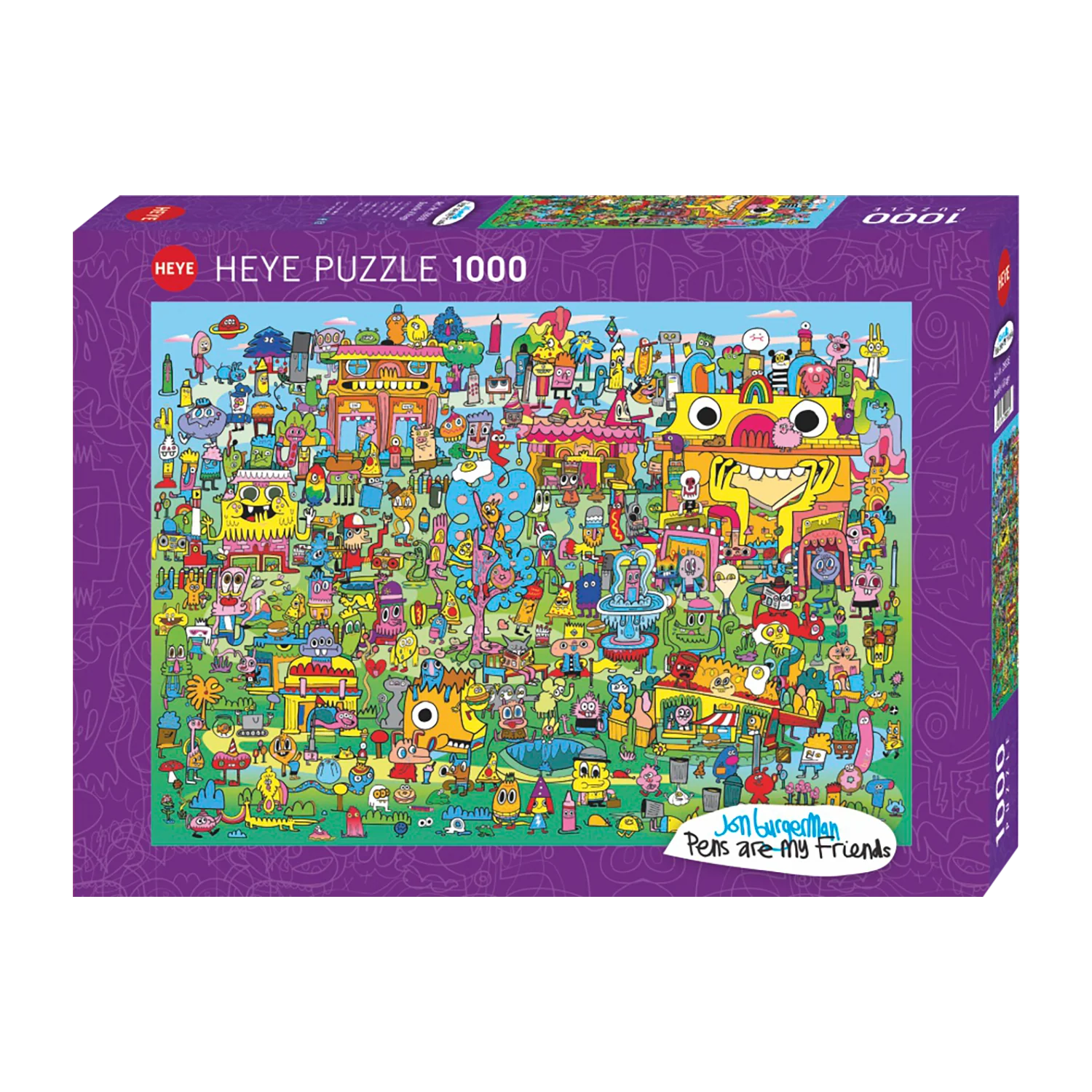 Burgerman: Doodle Village- 1000 brikker