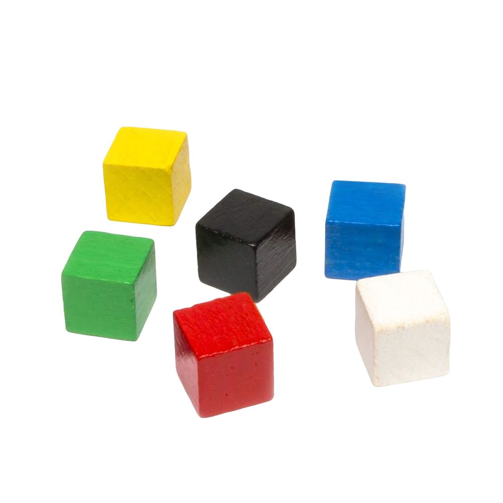Cubes i træ - 10 mm