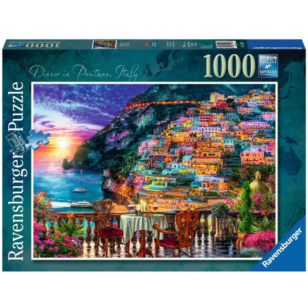 Dinner in Positano - 1000 brikker