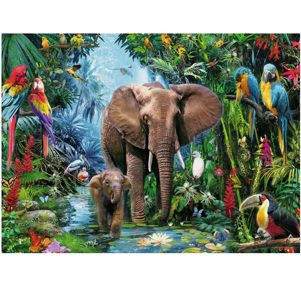 Elephants at the Oasis - 150 brikker - Image 2