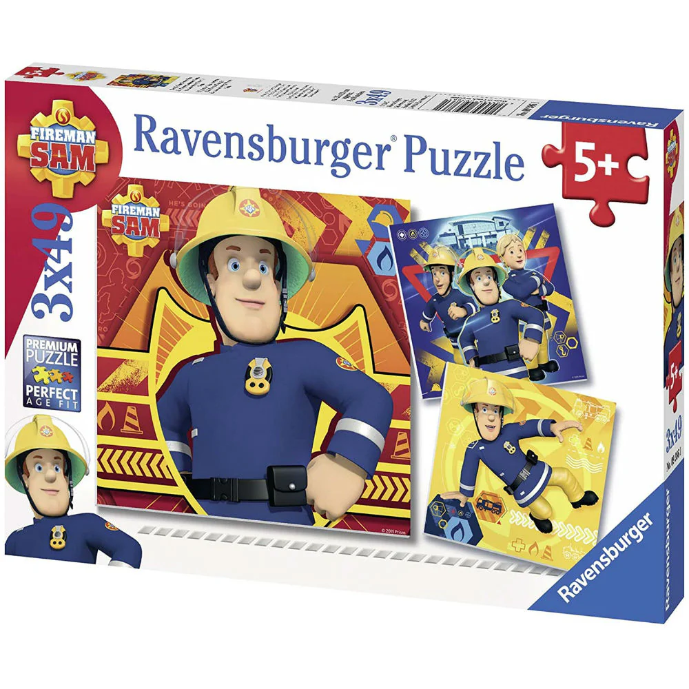 Fireman Sam to the Rescure - 3 x 49 brikker