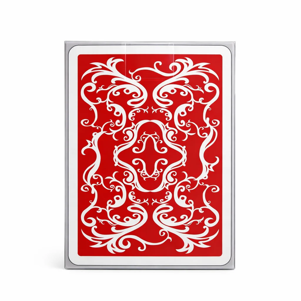 Anglo rød med hvid deco