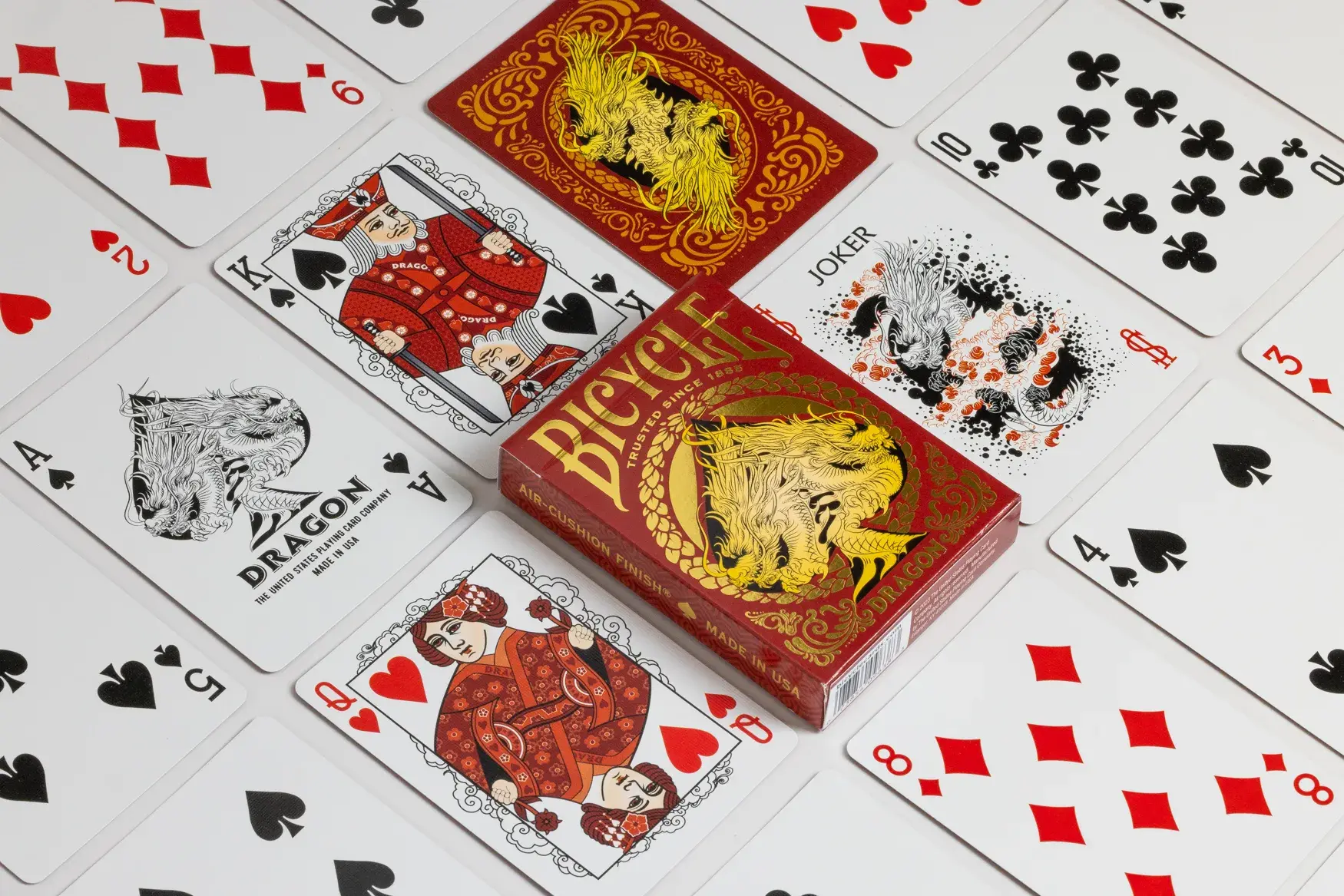 Dragon Red Spillekort - Image 2