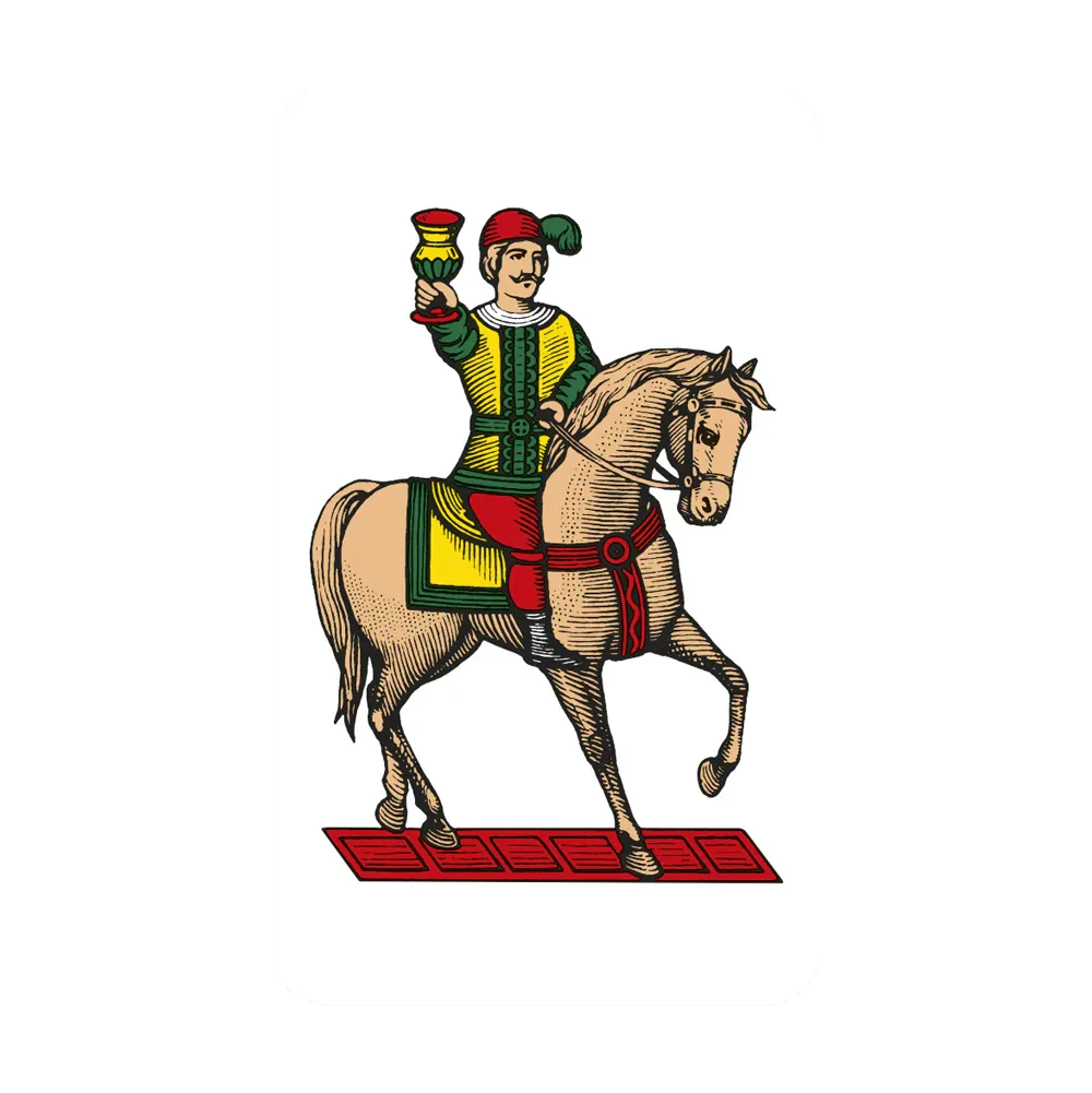 Napoletane Spillekort Rød - Image 3