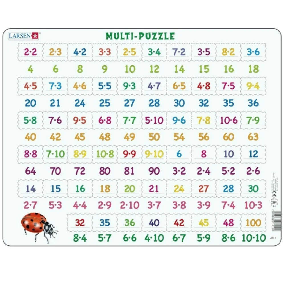Multiplication - 58 brikker