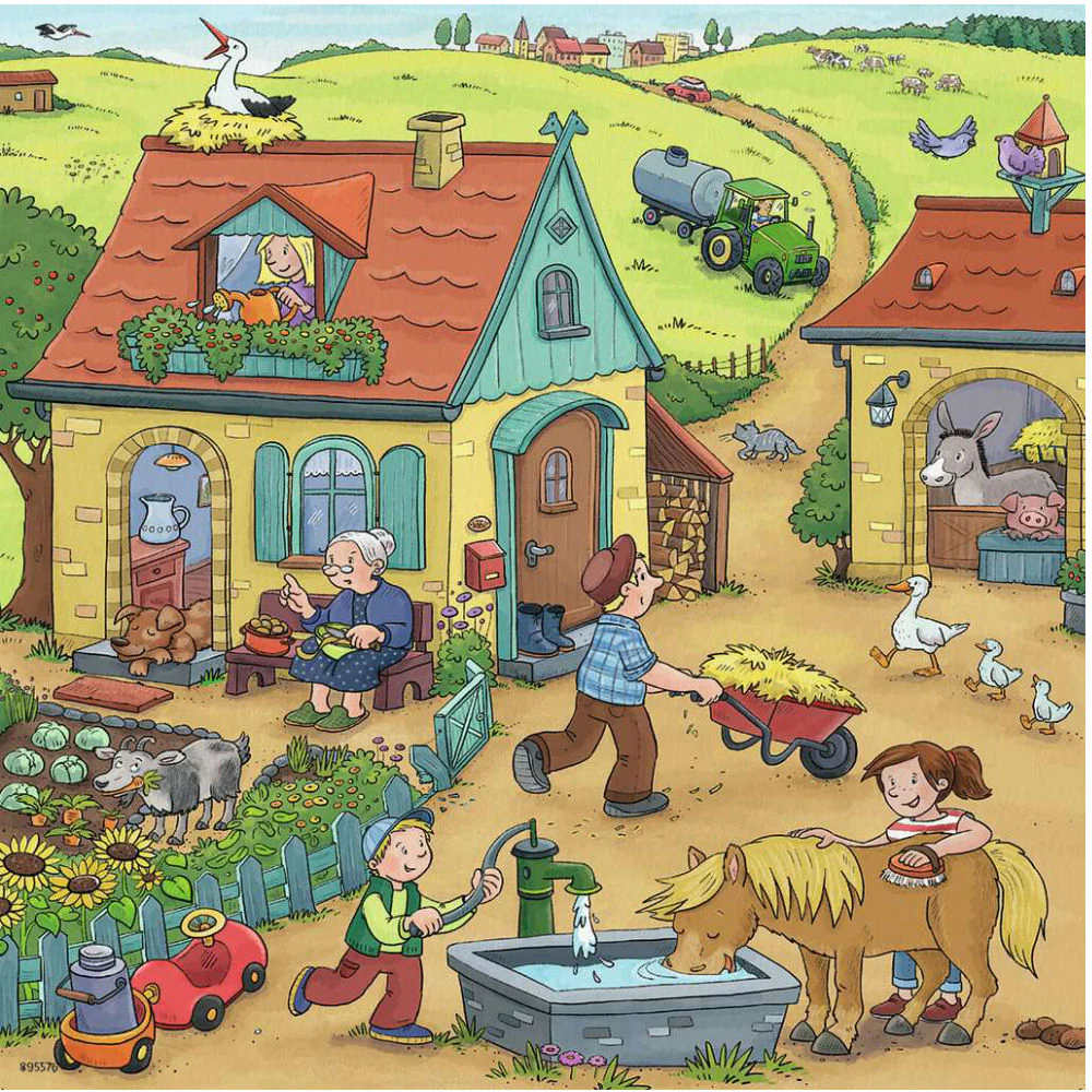 On the Farm - 3 x 49 brikker - Image 4