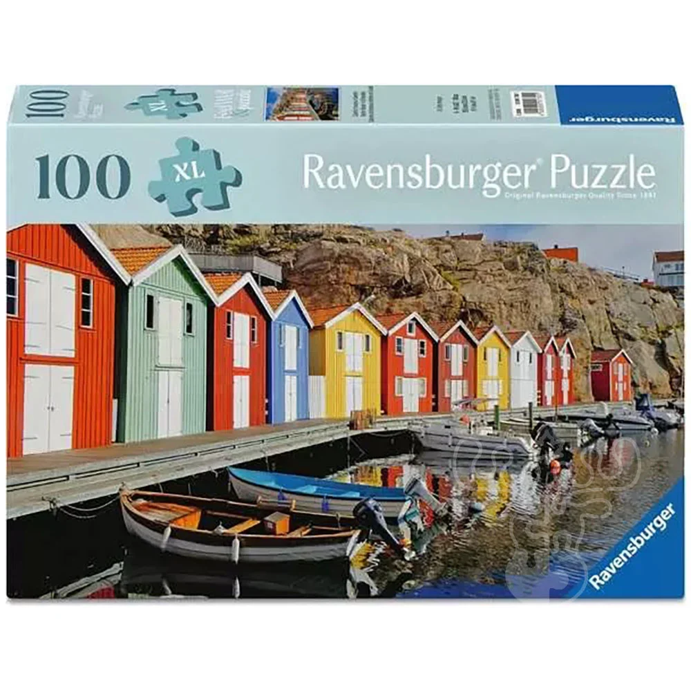 Colorful Houses In Sweden - 100 XL Brikker