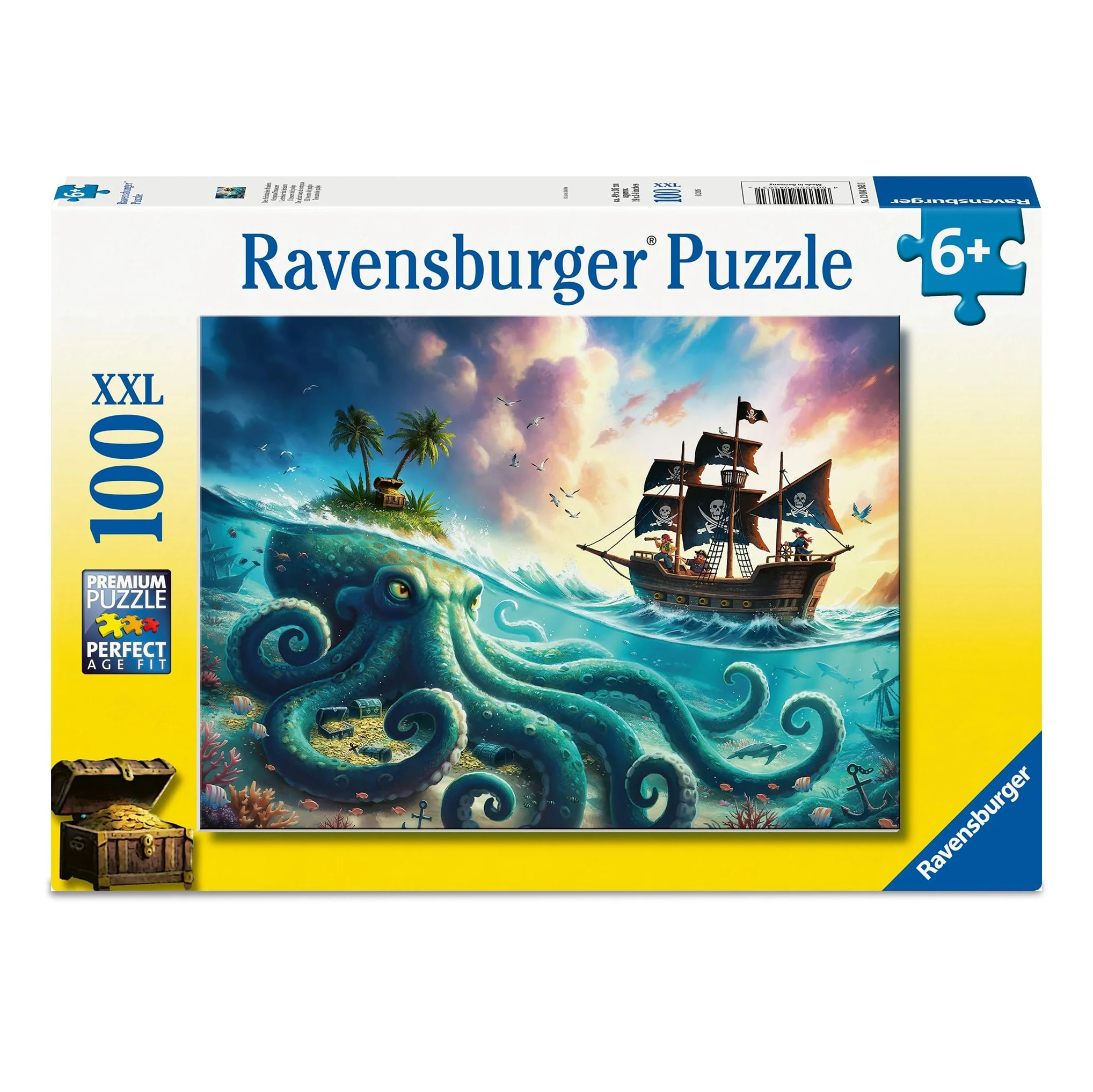 Octopus Treasure - 100 XXL Brikker