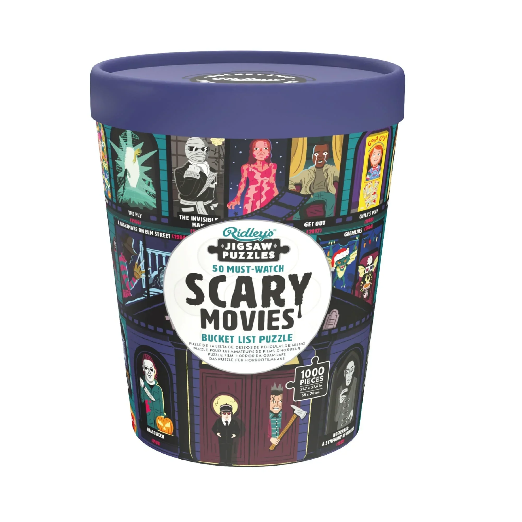 50 Must Watch Scary Movies Bucket - 1000 Brikker