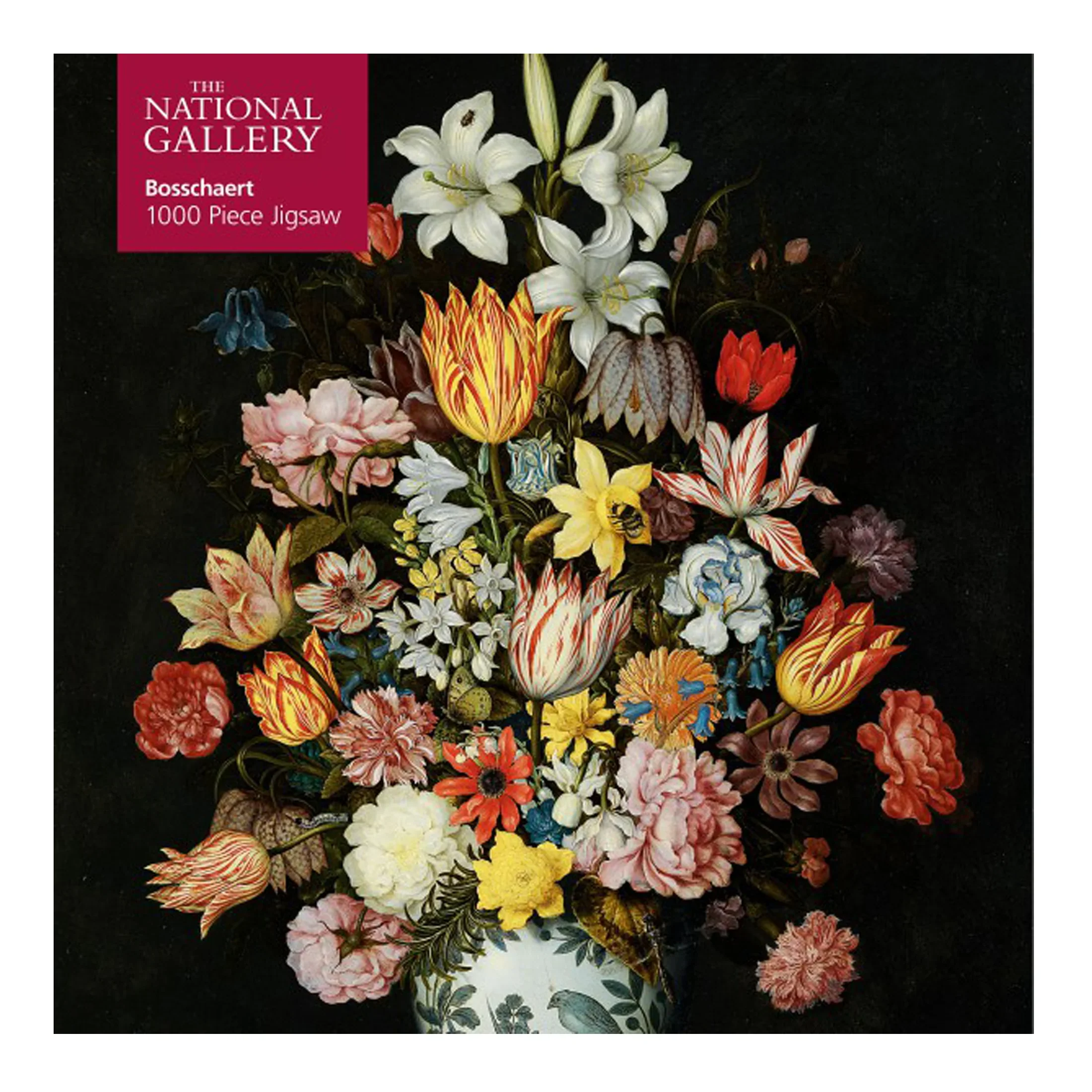 A Still Life Of Flowers In A Wan-Li Vase Ambrosius Bosschaert- 1000 Brikker