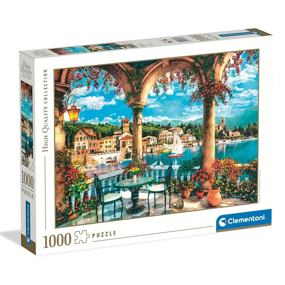 Balcony View Of Lake Como - 1000 Brikker