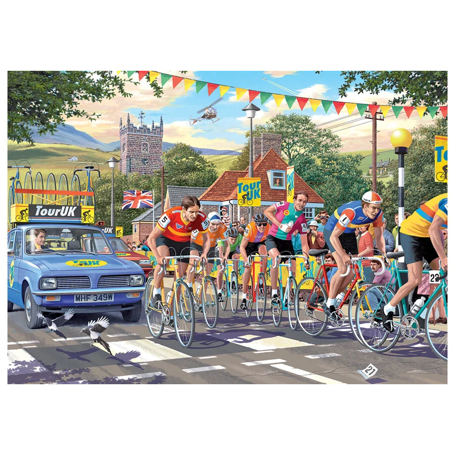 Puslespil The Bike Race - 1000 brikker - Image 2