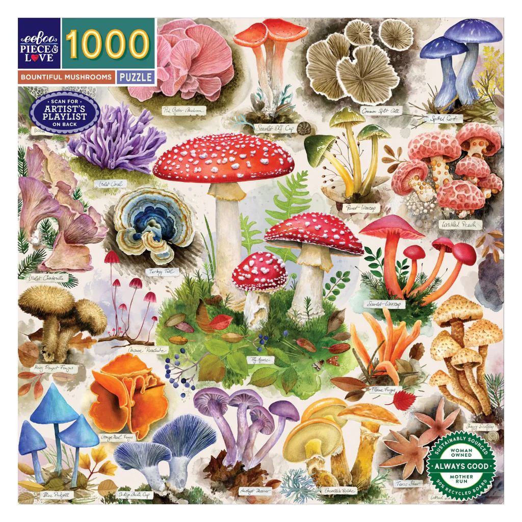 Bountiful Mushrooms - 1000 Brikker