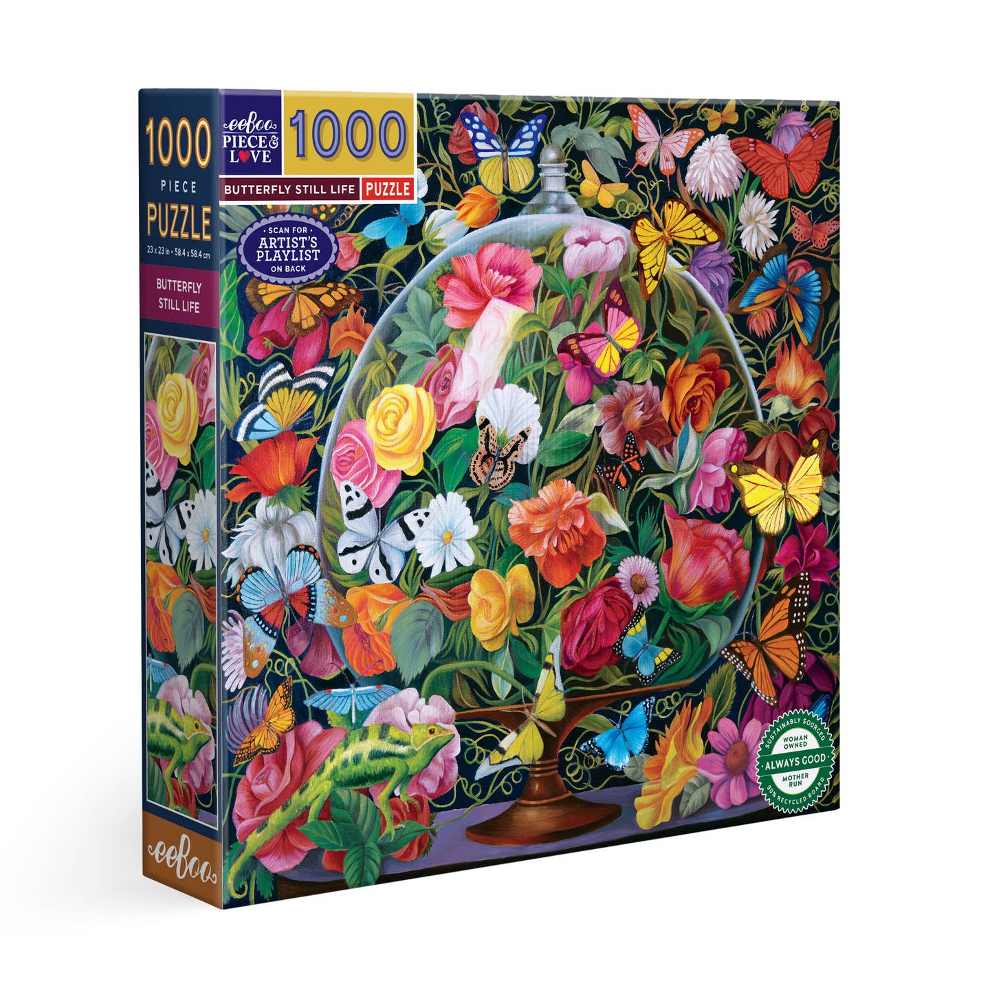 Butterfly Still Life - 1000 Brikker