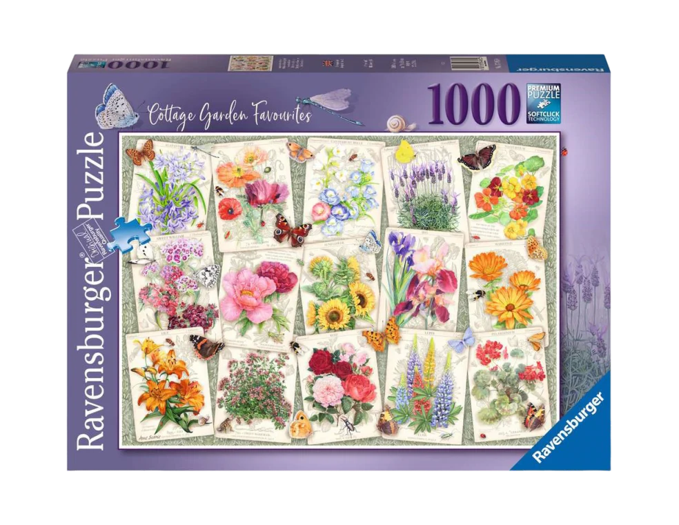 Cottage garden favorites garden flowers- 1000 brikker