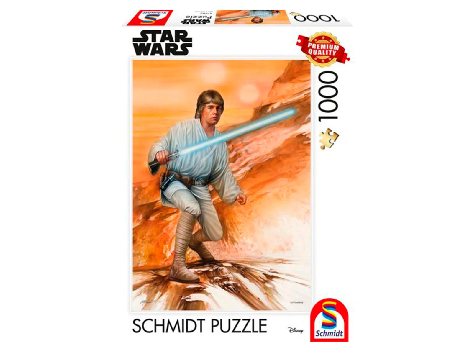 Puslespil Star Wars Fearless Kinkade - 1000 brikker