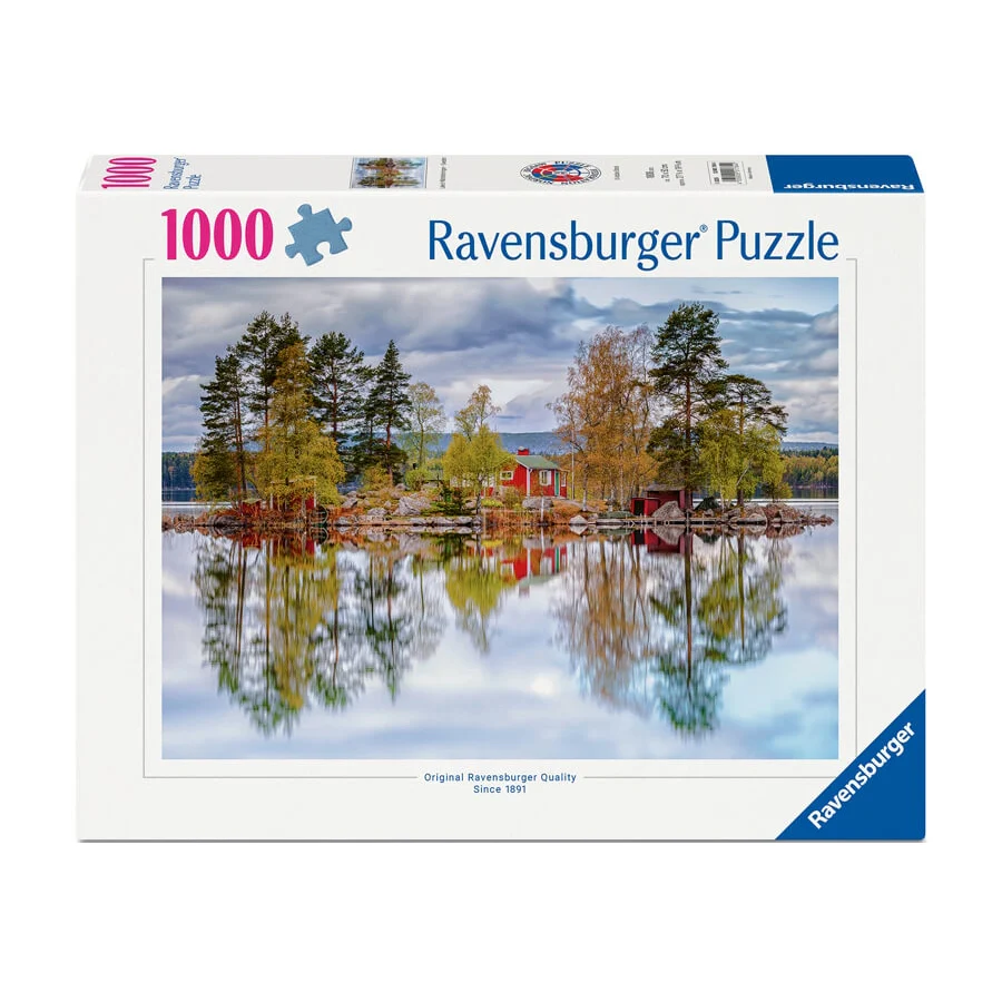Lake In Norrbranningen Sweden - 1000 Brikker