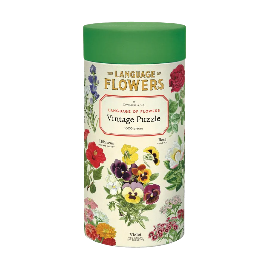 Language of Flowers Cavallini - 1000 brikker