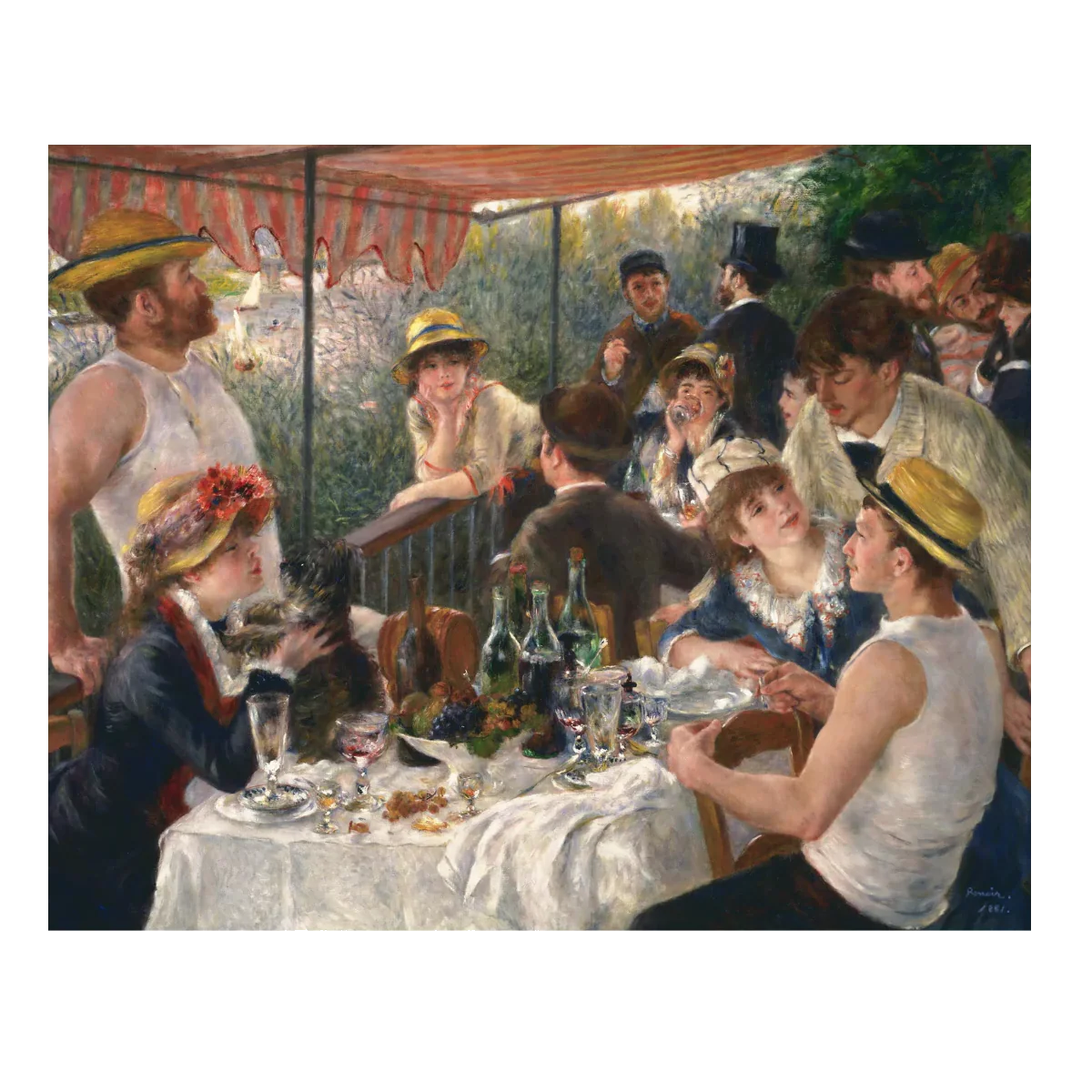 Renoir: Luncheon of the Boating Party - 1000 brikker - Image 2