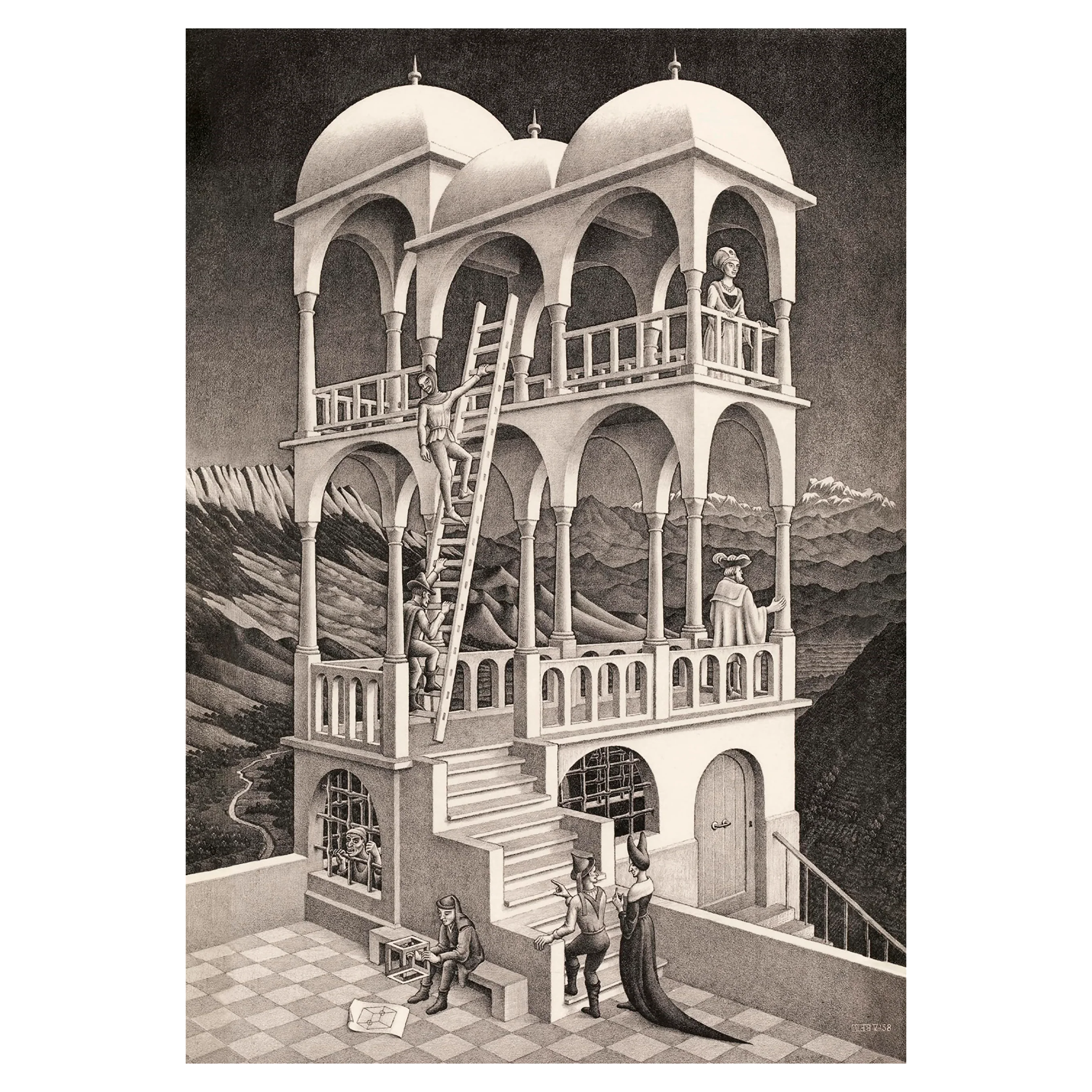 M.C. Escher: Belvedere - 1000 brikker - Image 2