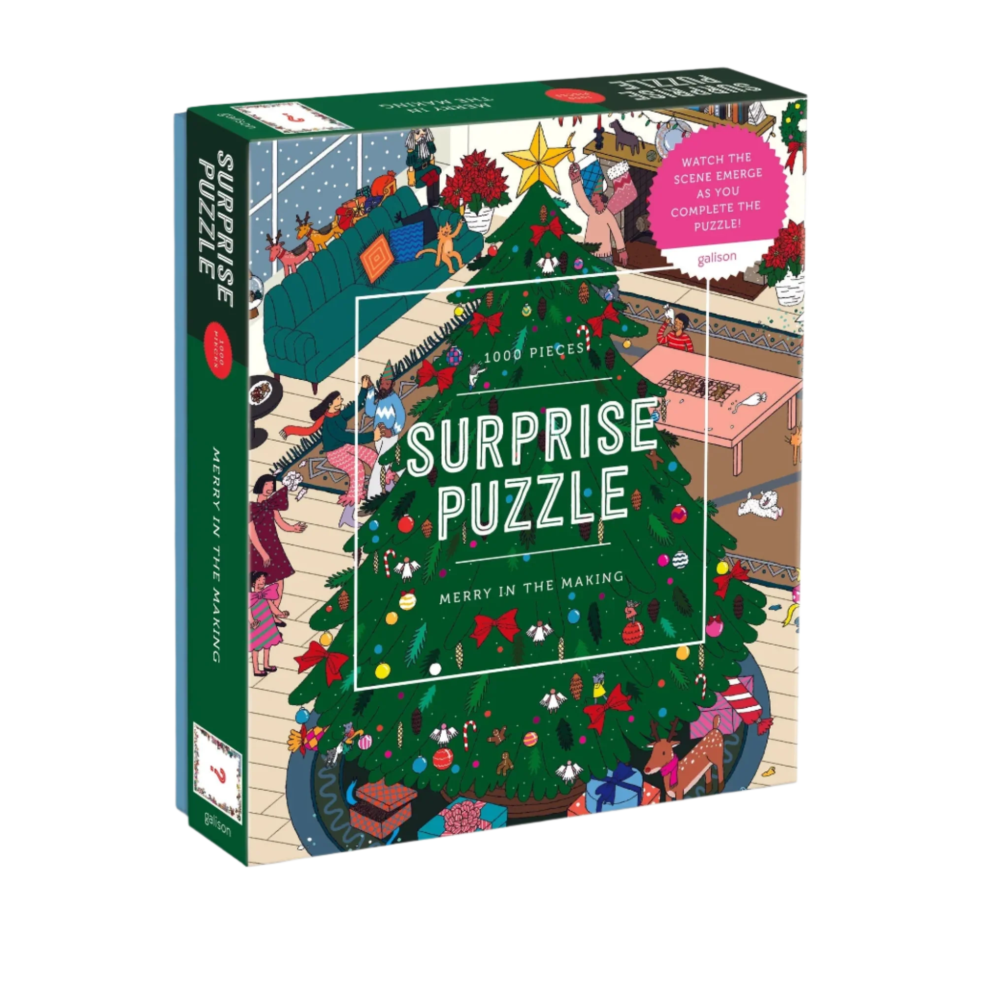 Merry in the Making: Surprise Puzzle - 1000 brikker