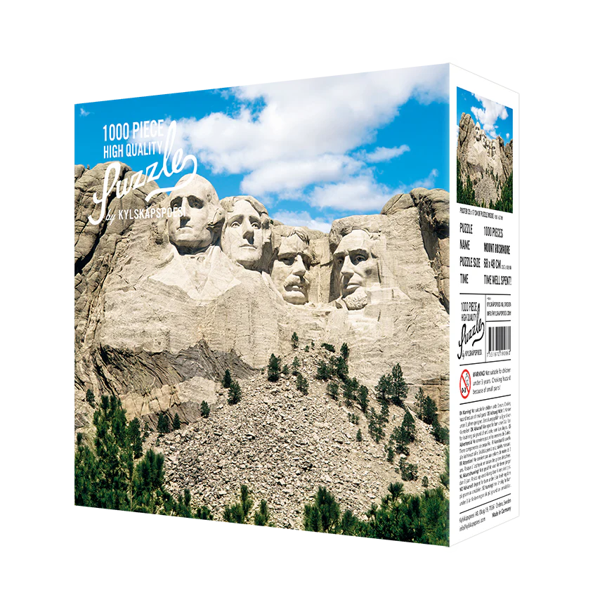 Puslespil Mount Rushmore - 1000 brikker