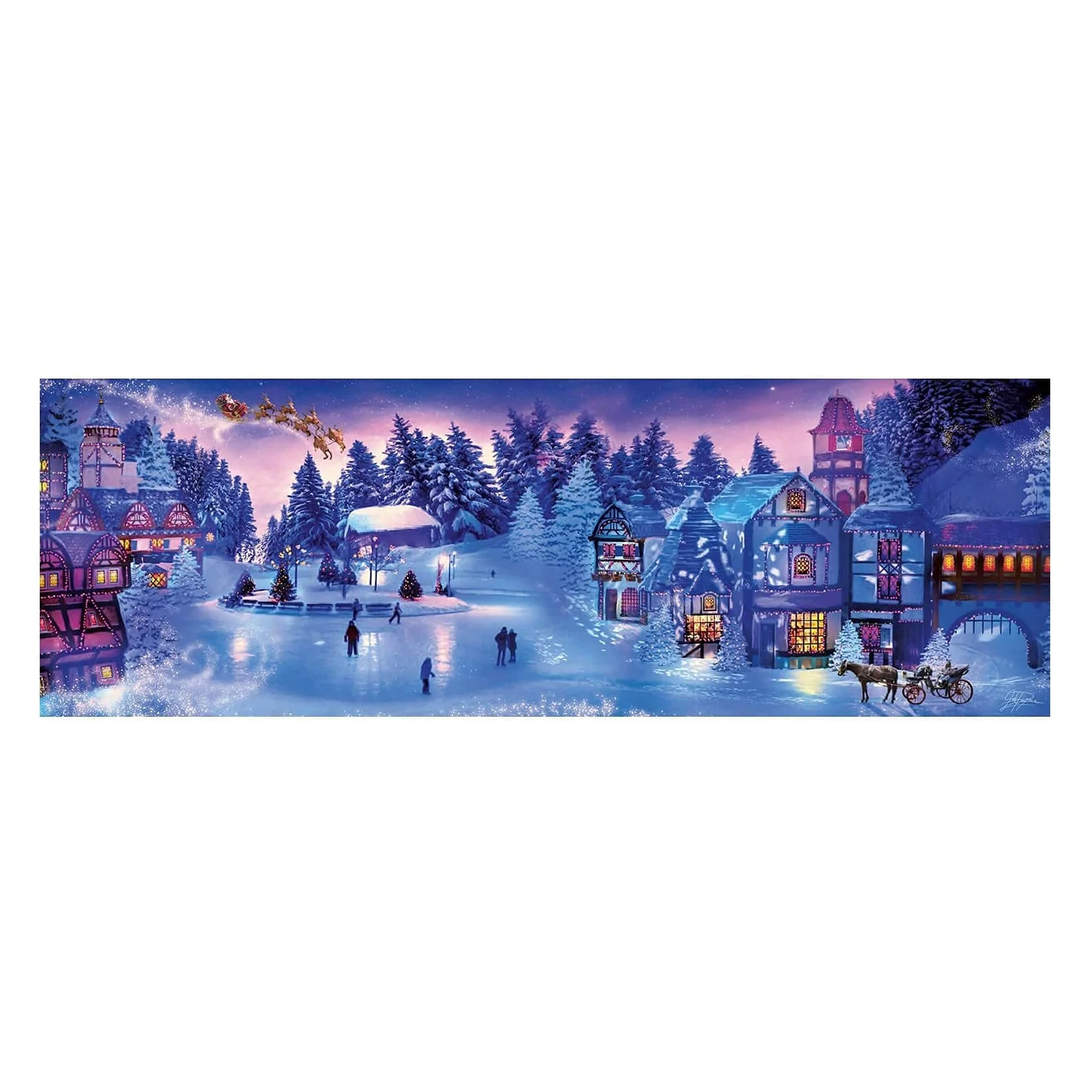 Puslespil Panorama Christmas Dream - 1000 brikker - Image 2