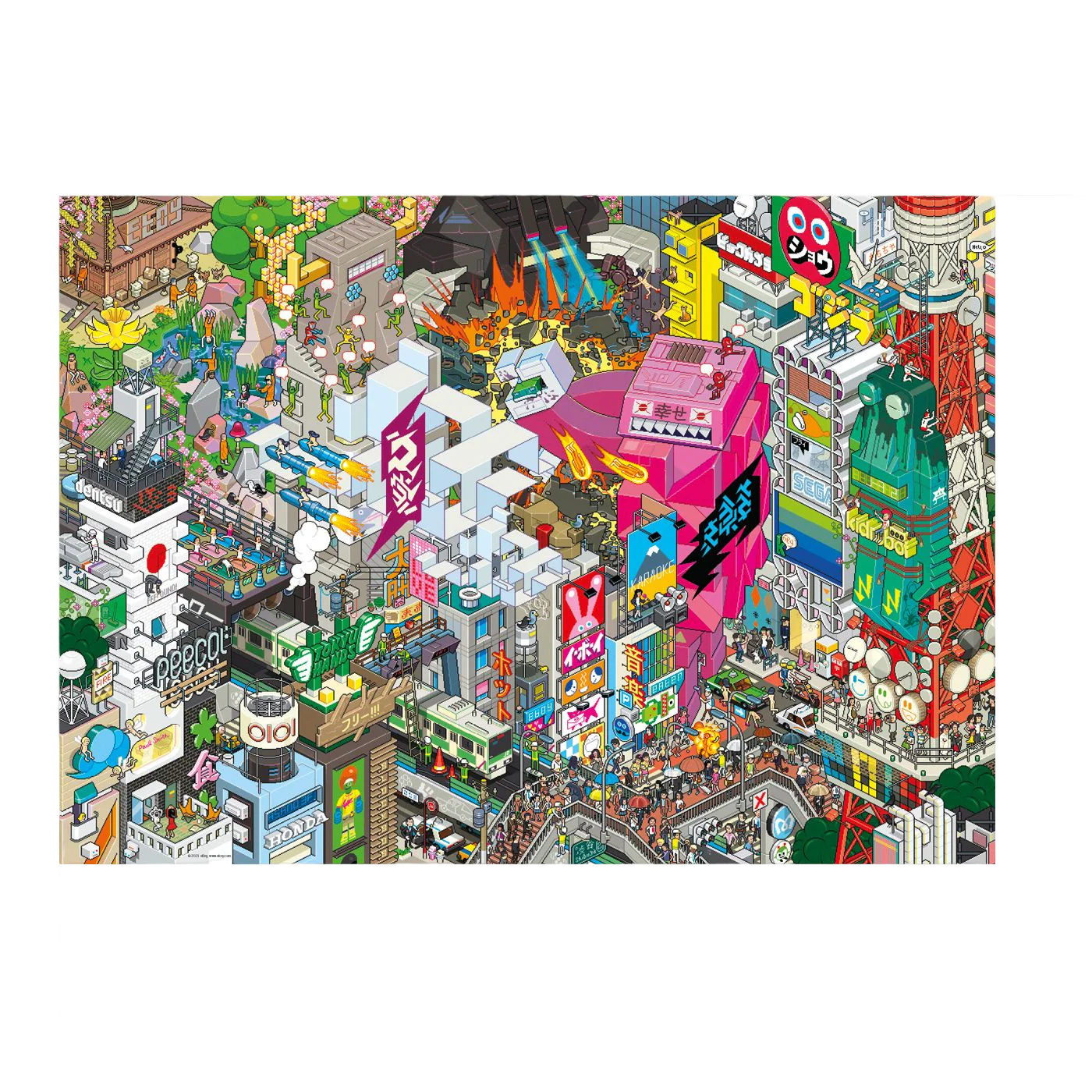 Pixorama Tokyo Quest - 1000 brikker - Image 2