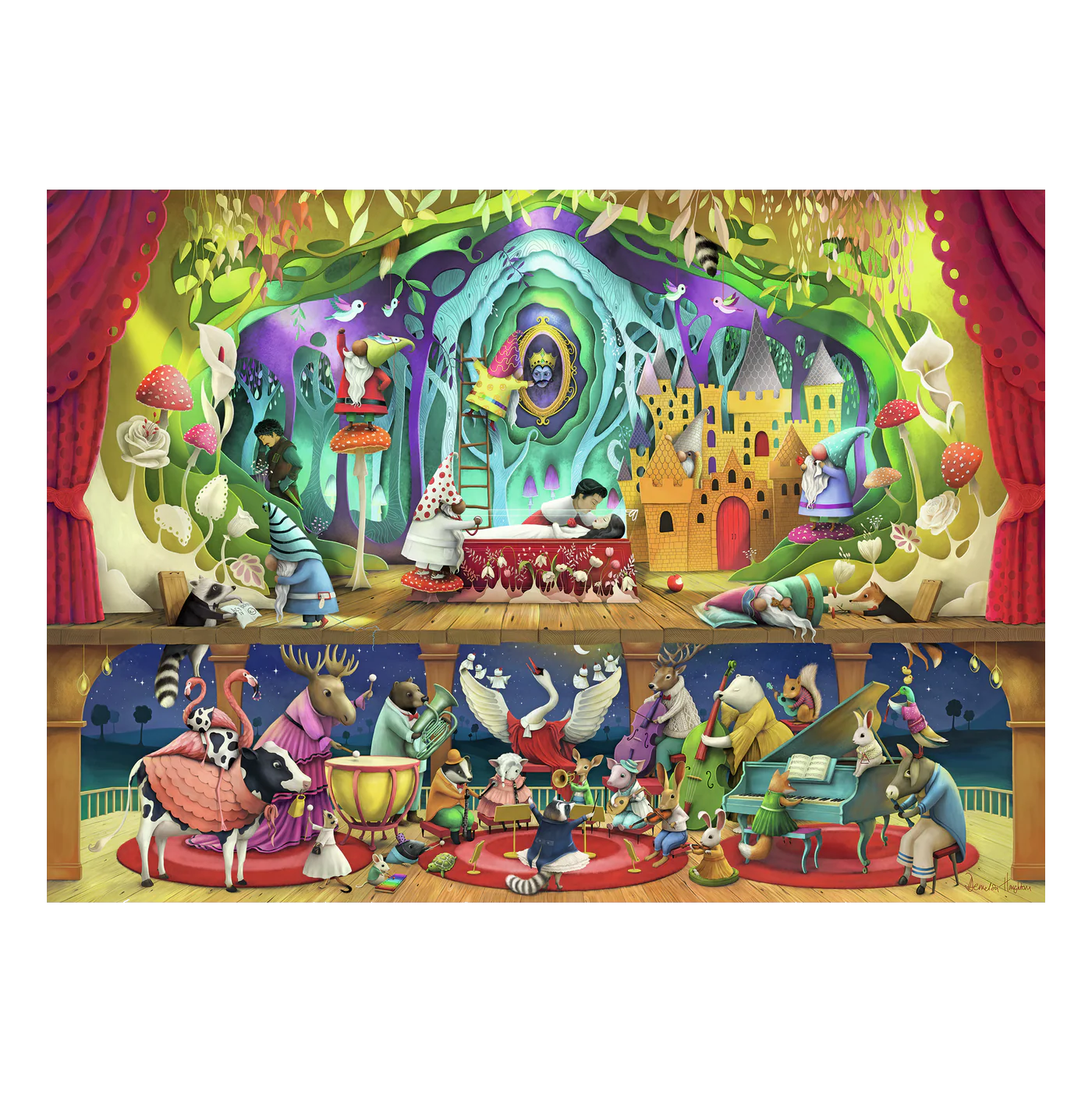 Snow White and the Seven Gnomes - 1000 brikker - Image 2