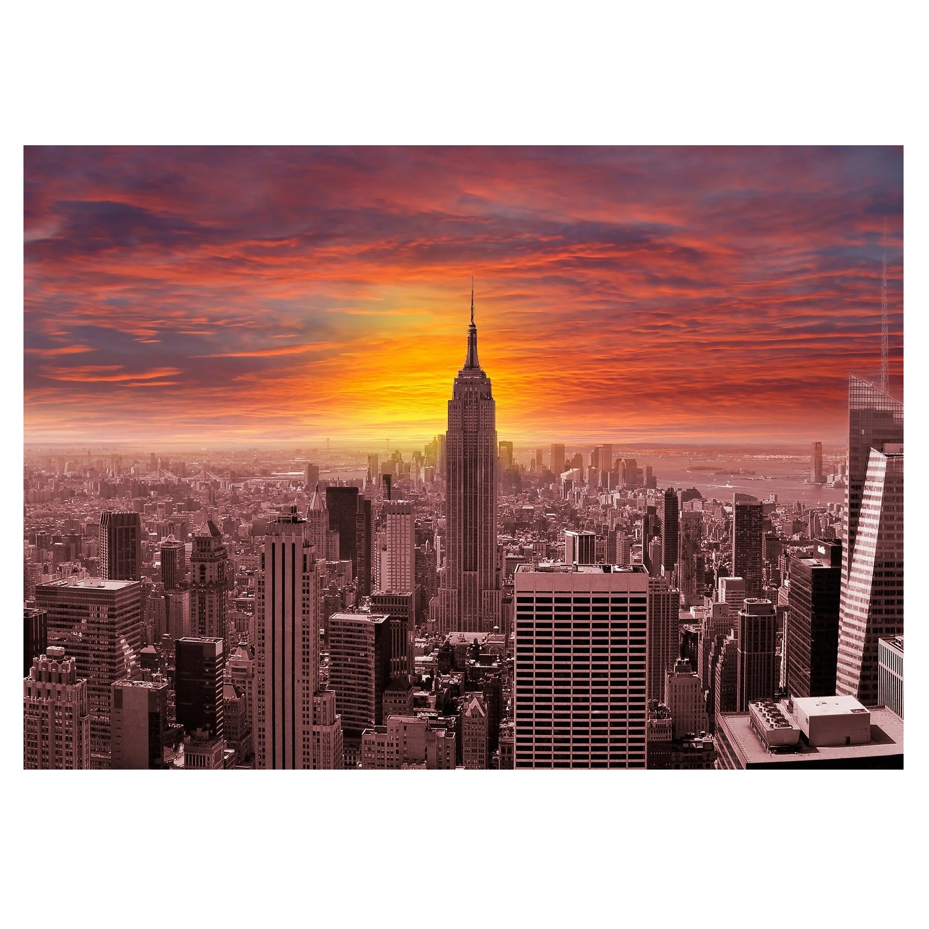 Sunset Over New York - 1000 brikker - Image 2