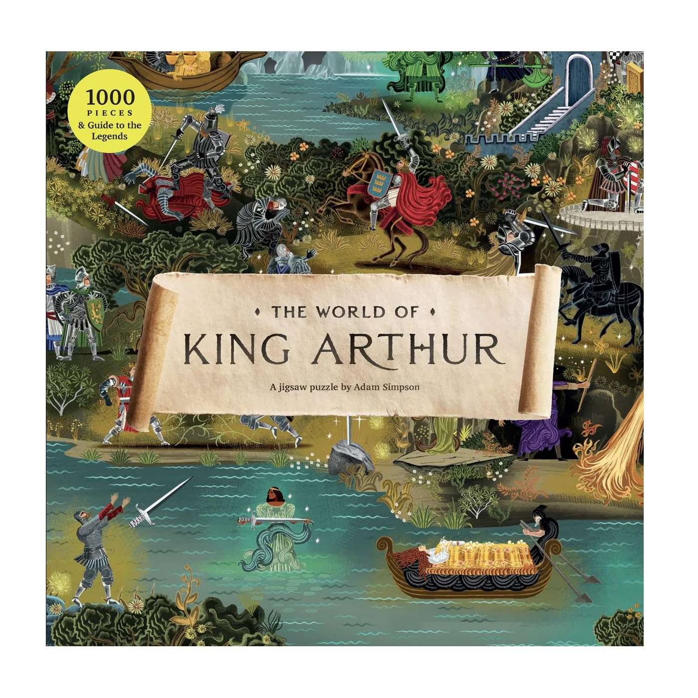 The World Of King Arthur - 1000 Brikker