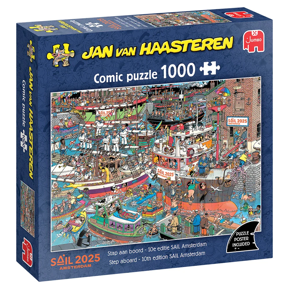 Step Aboard Jan Van Haasteren - 1000 brikker