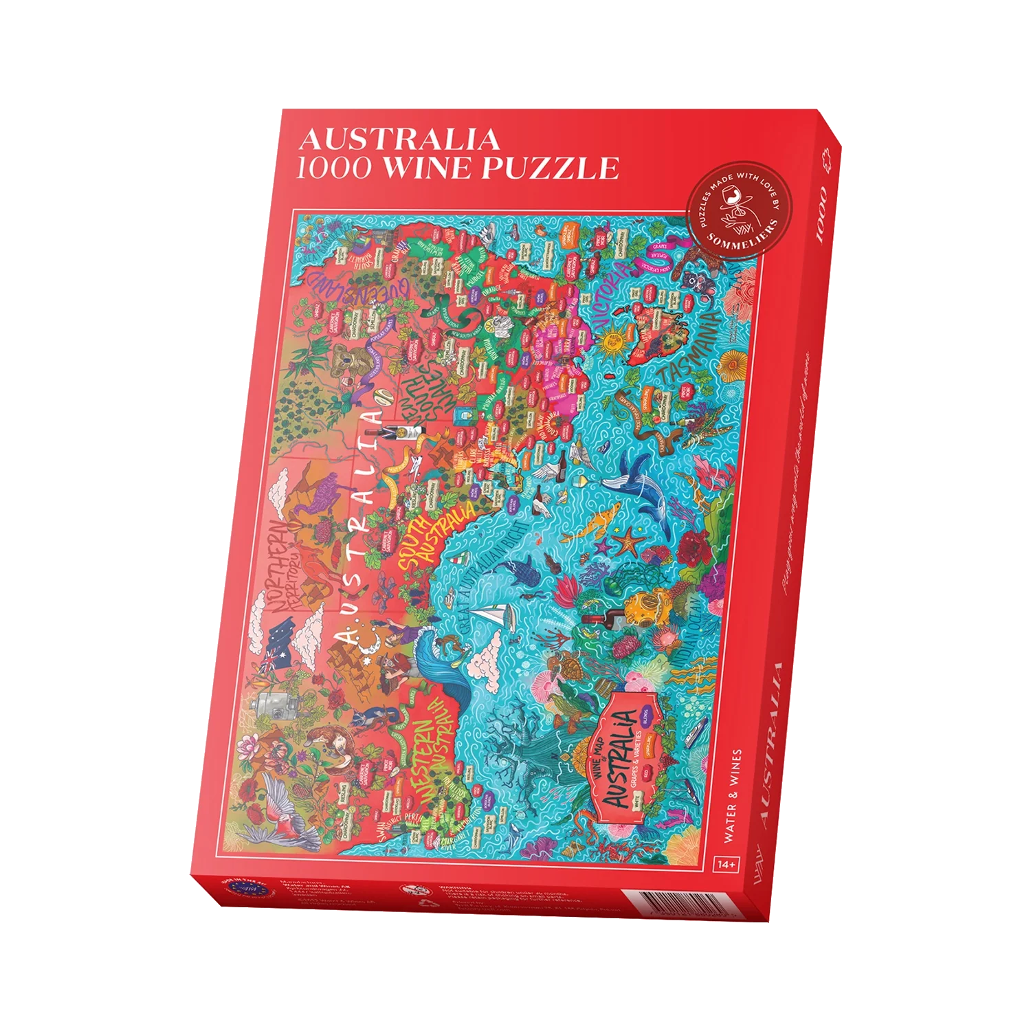Australia Wine Puzzle - 1000 brikker