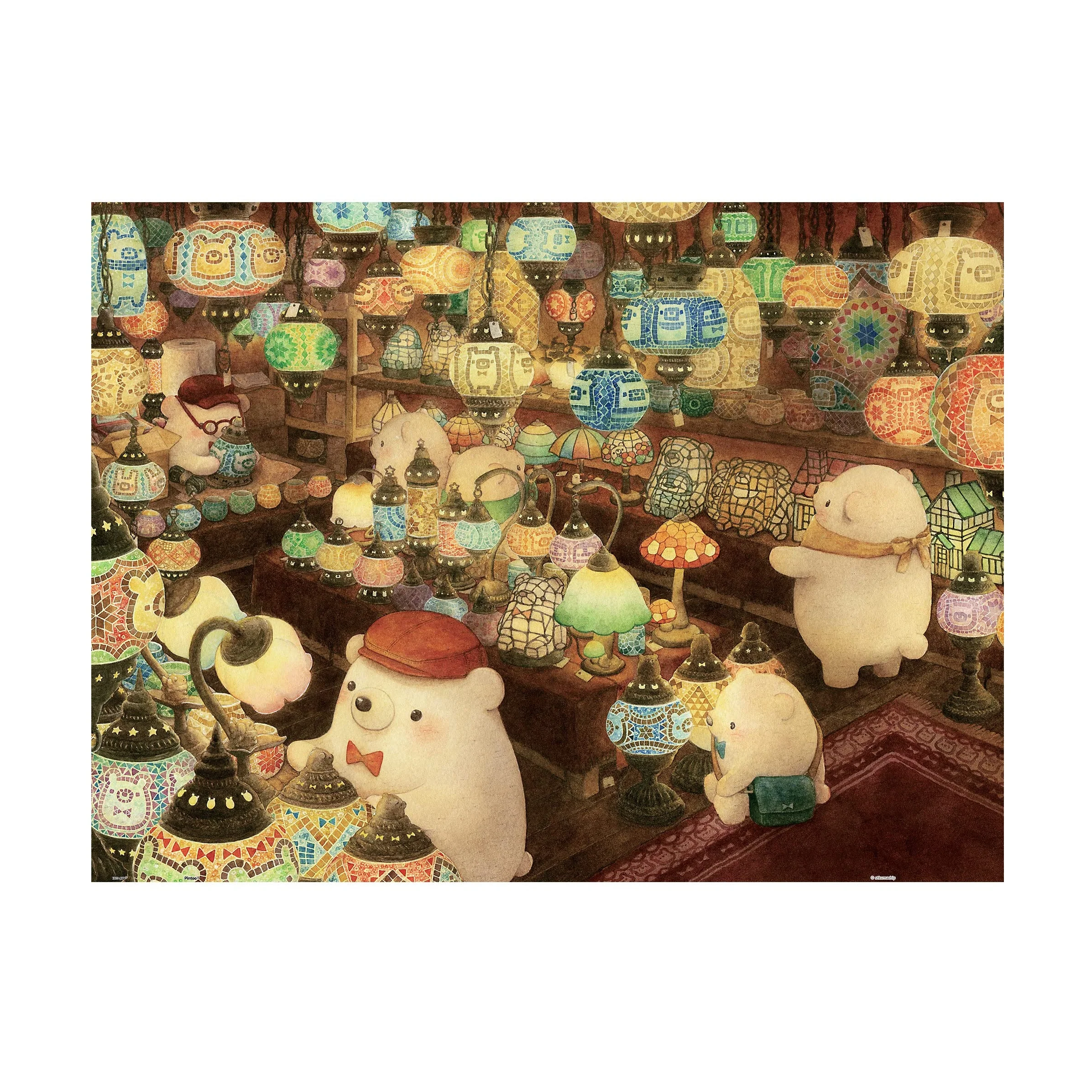 Mosaic Lamp Shop Pintoo - 1200 Brikker