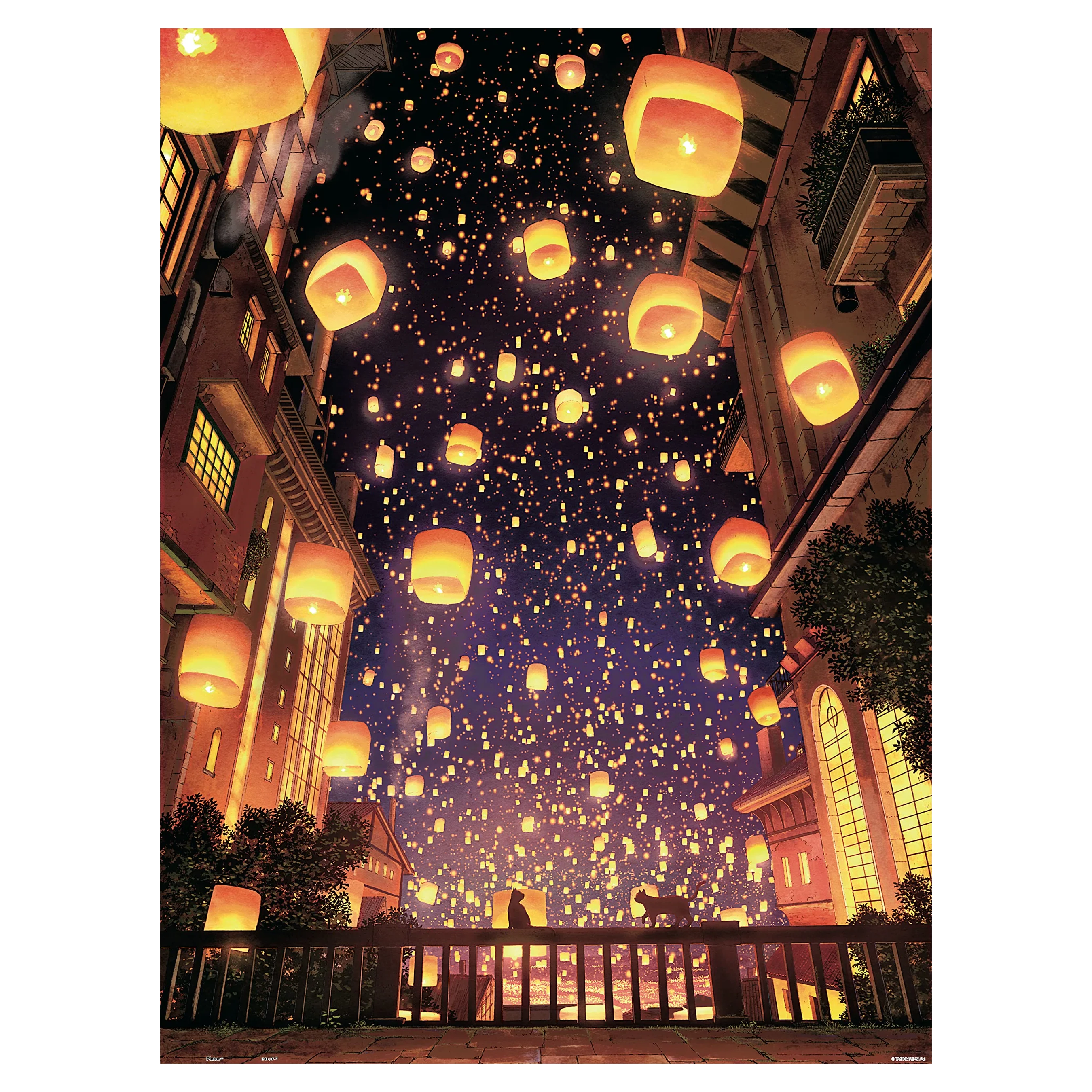Sky Lantern Festival - 1200 plastikbrikker