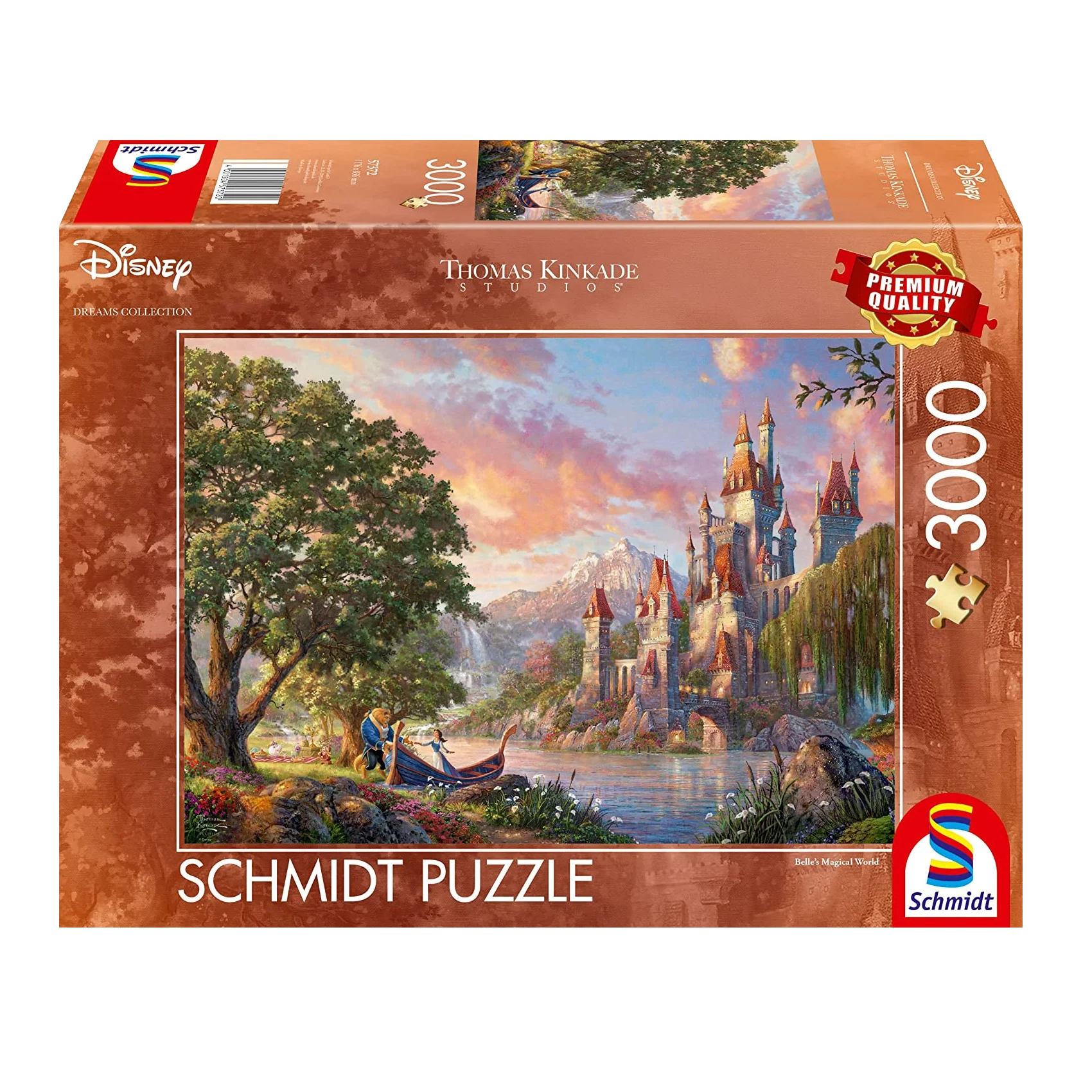 Kinkade: Belle's Magical World - 3000 brikker