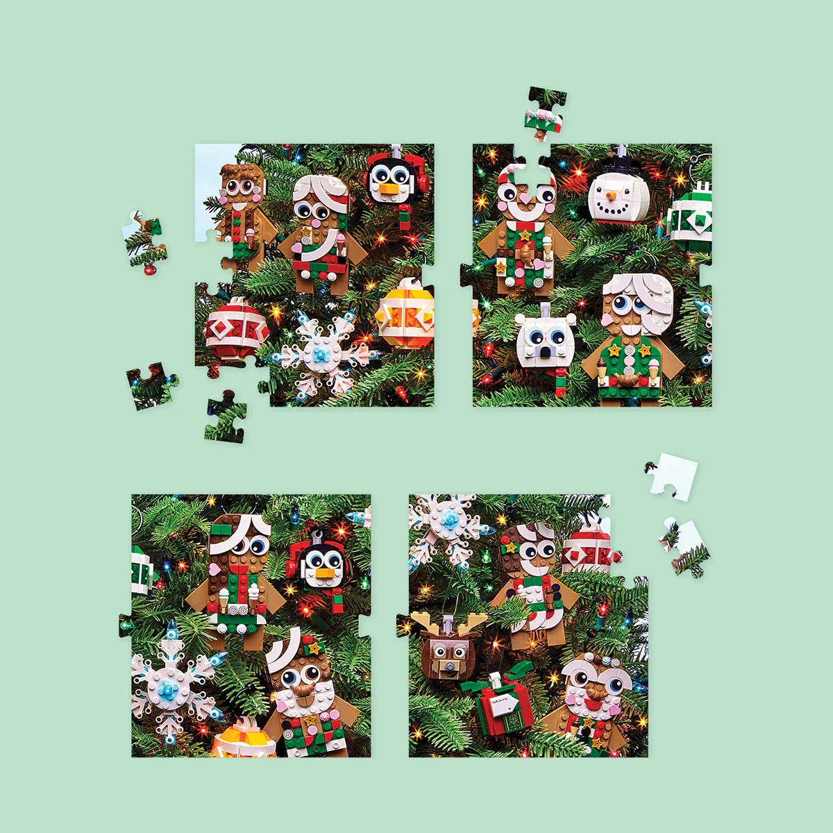 Puslespil LEGO Christmas Tree 4x100 - Image 2