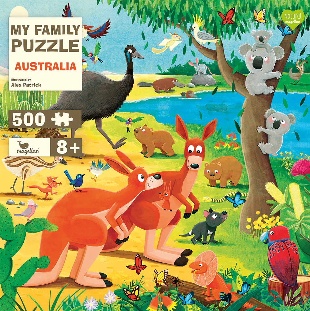 Australia My Family Puzzle - 500 Brikker - Image 2