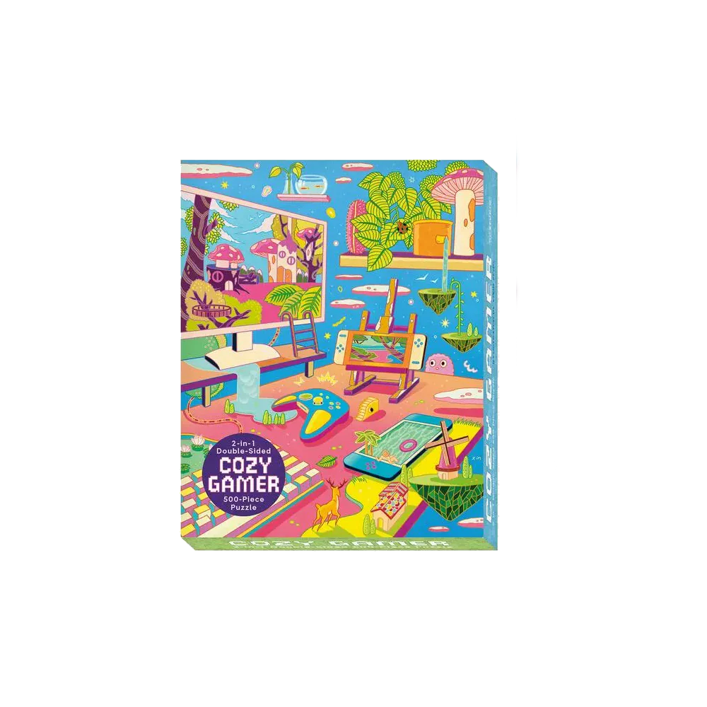 Cozy Gamer dobbeltsidet - 500 brikker